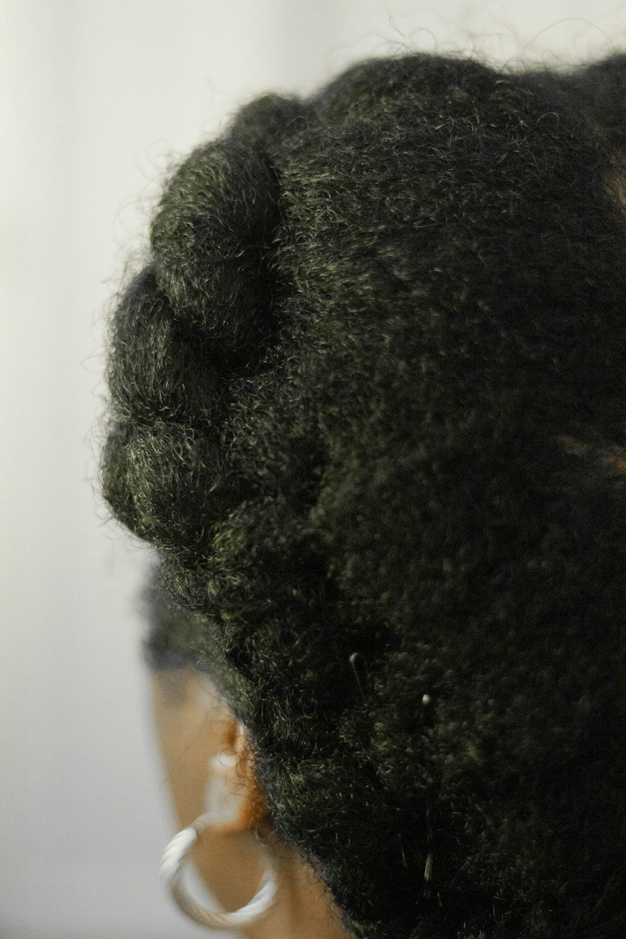 Coily hairstyle inspiration; not an actual photograph of this sample wig